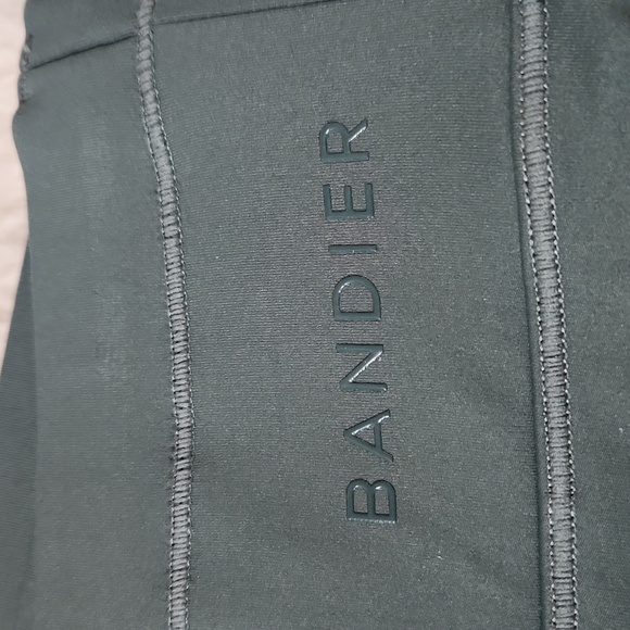 Bandier Aria Asymmetrical Leggings Size XS Balsam Green - Picture 12 of 12